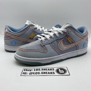 Size 9 - Nike Dunk Low x Union LA Passport Pack - Argon (DJ9649-400)